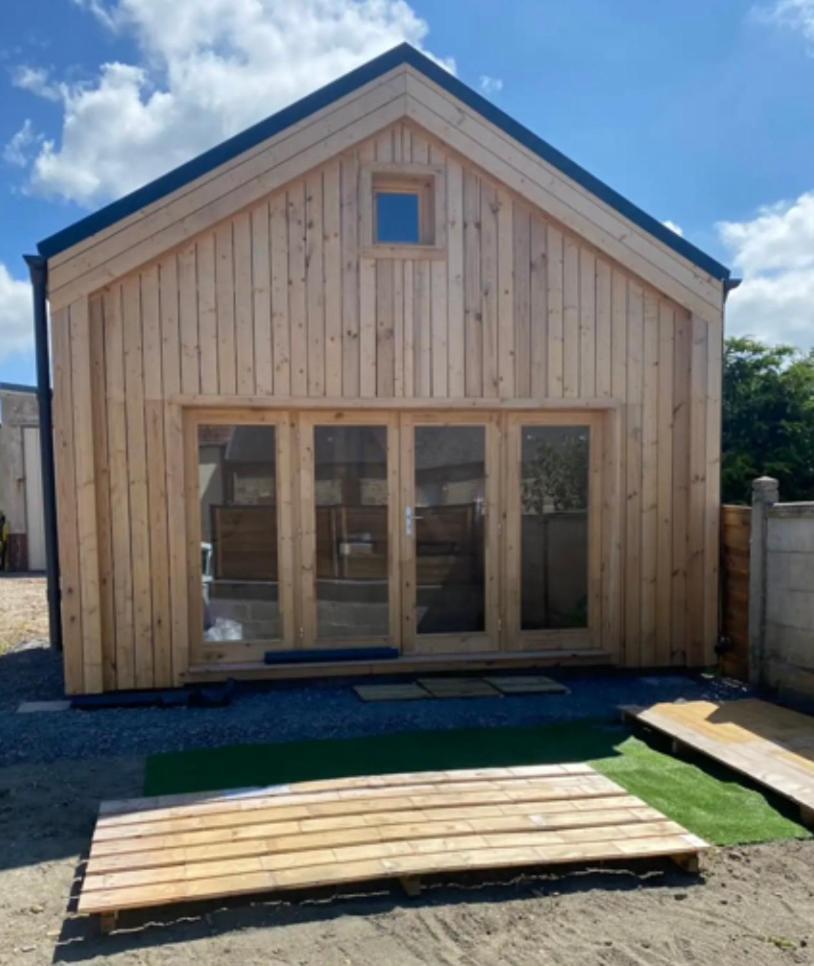 Maison En Bois 1 Chambre 4 Couchages Type Tiny House Γκρανβίλ Εξωτερικό φωτογραφία