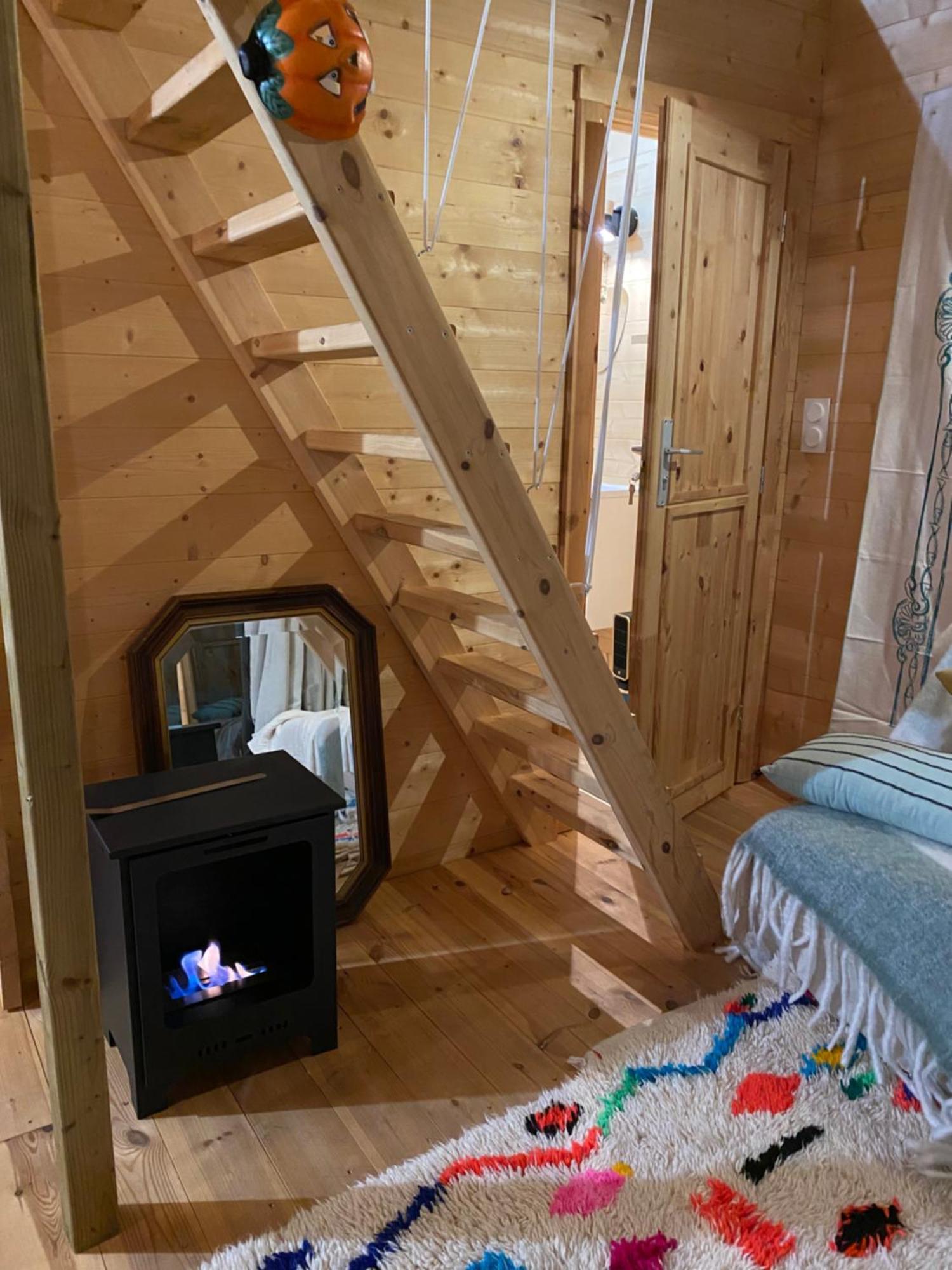 Maison En Bois 1 Chambre 4 Couchages Type Tiny House Γκρανβίλ Εξωτερικό φωτογραφία