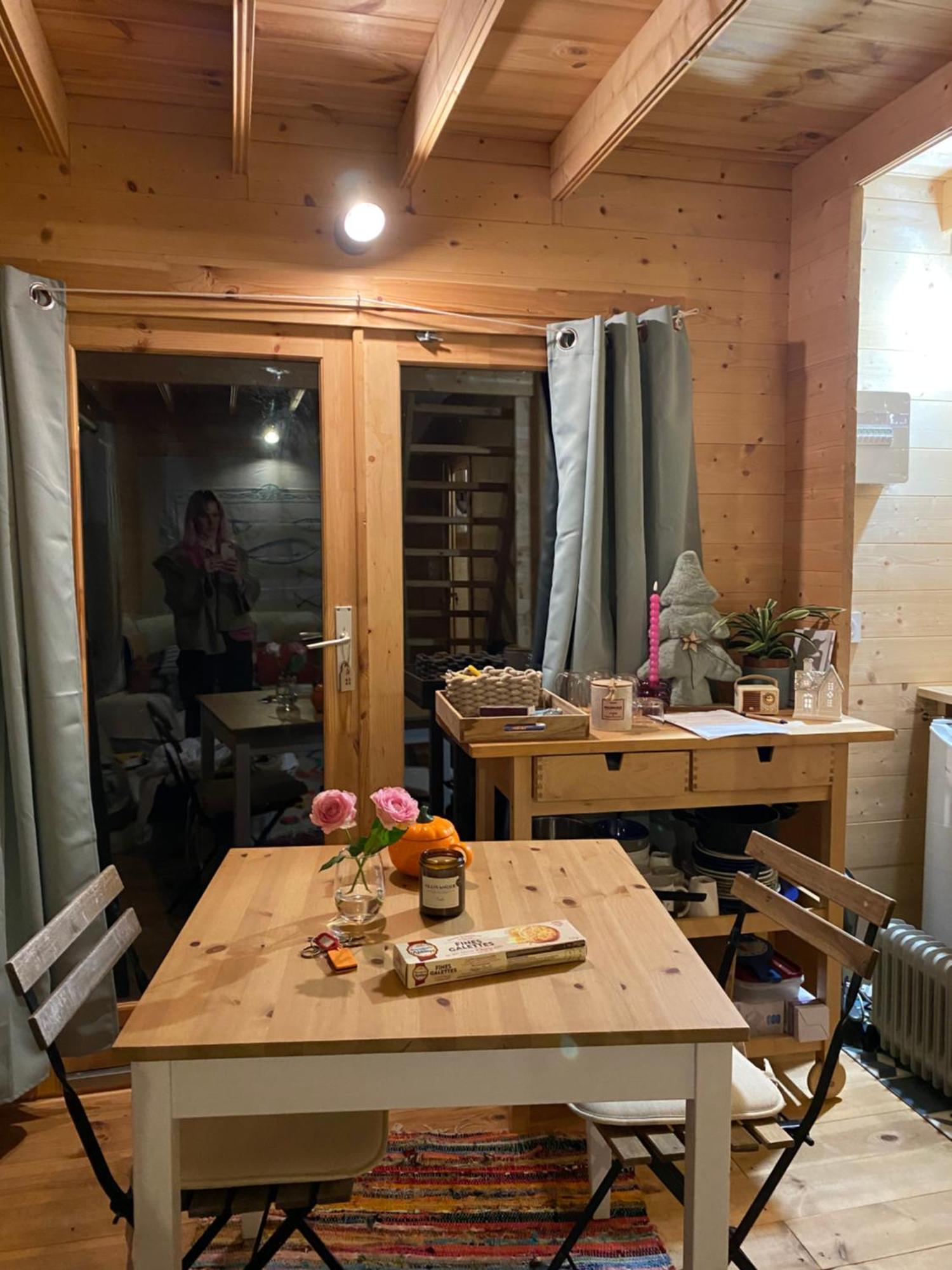 Maison En Bois 1 Chambre 4 Couchages Type Tiny House Γκρανβίλ Εξωτερικό φωτογραφία