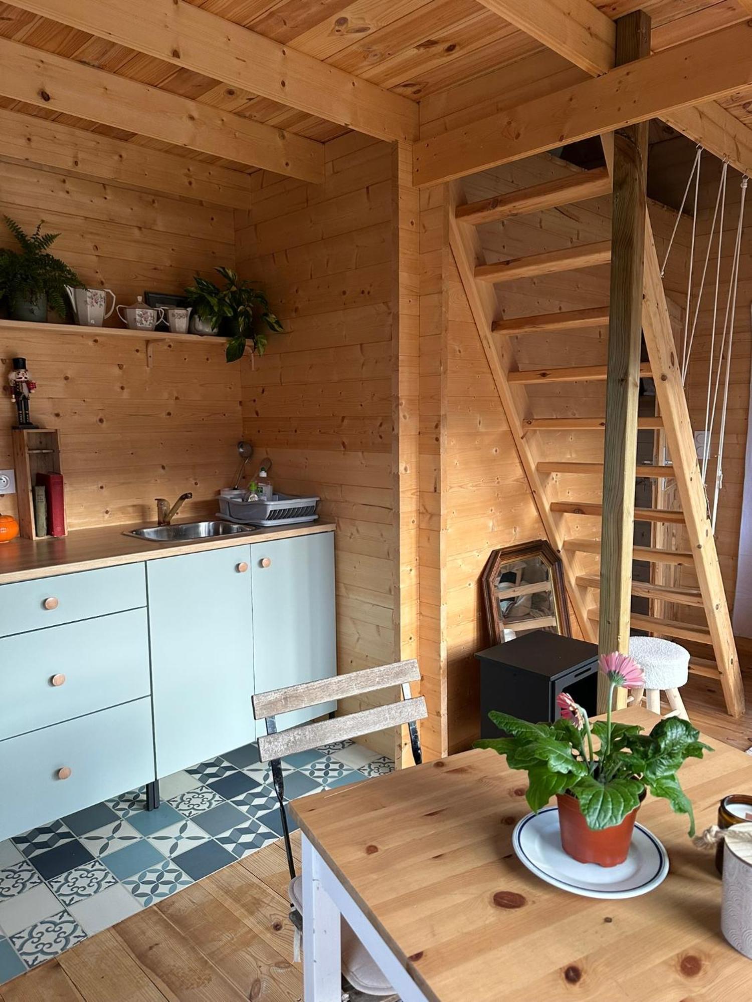 Maison En Bois 1 Chambre 4 Couchages Type Tiny House Γκρανβίλ Εξωτερικό φωτογραφία